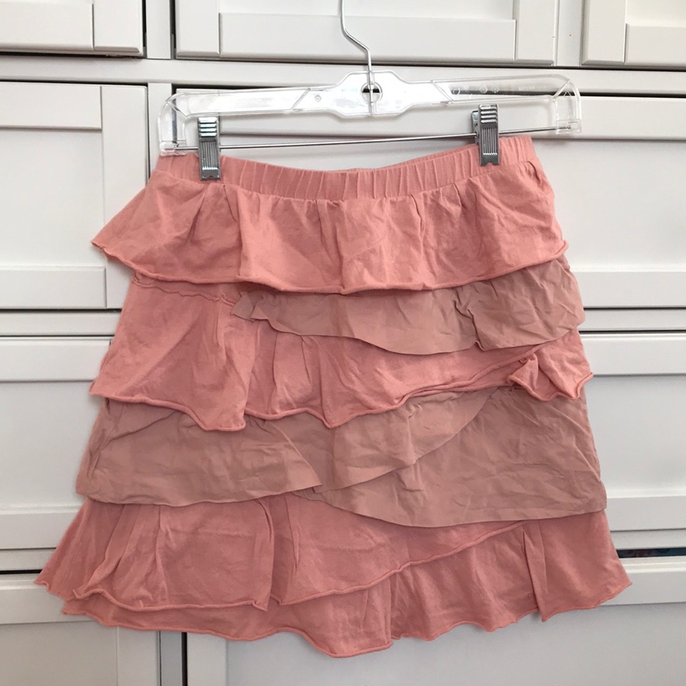 J.crew Crewcuts Dusty Pink Ruffled Girls Skirt